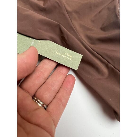 NWT Agua De Coco Brown Hot Pants Bikini Bottom Sz. XS - Picture 8 of 11